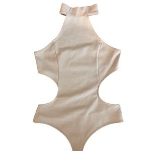 sexy cream  colour bodysuit